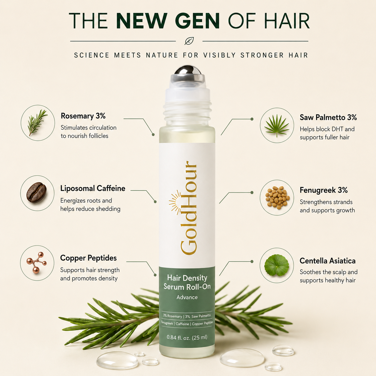 Golded Hair Serum