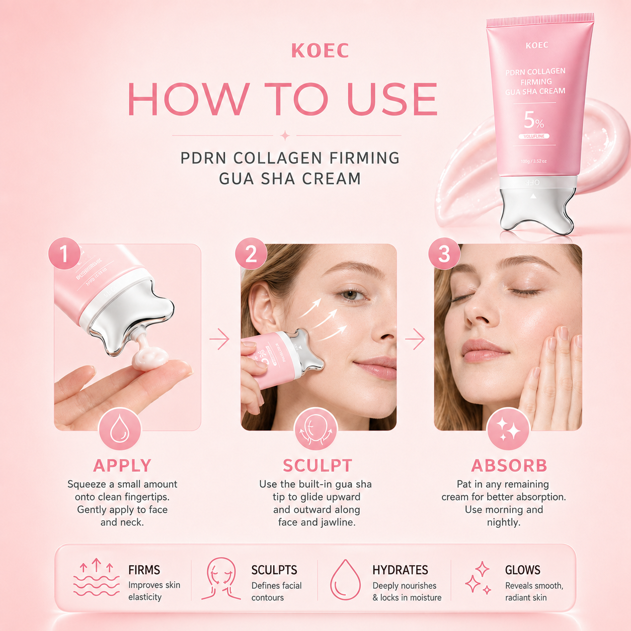 Golden PDNR Collagen Plumping Cream